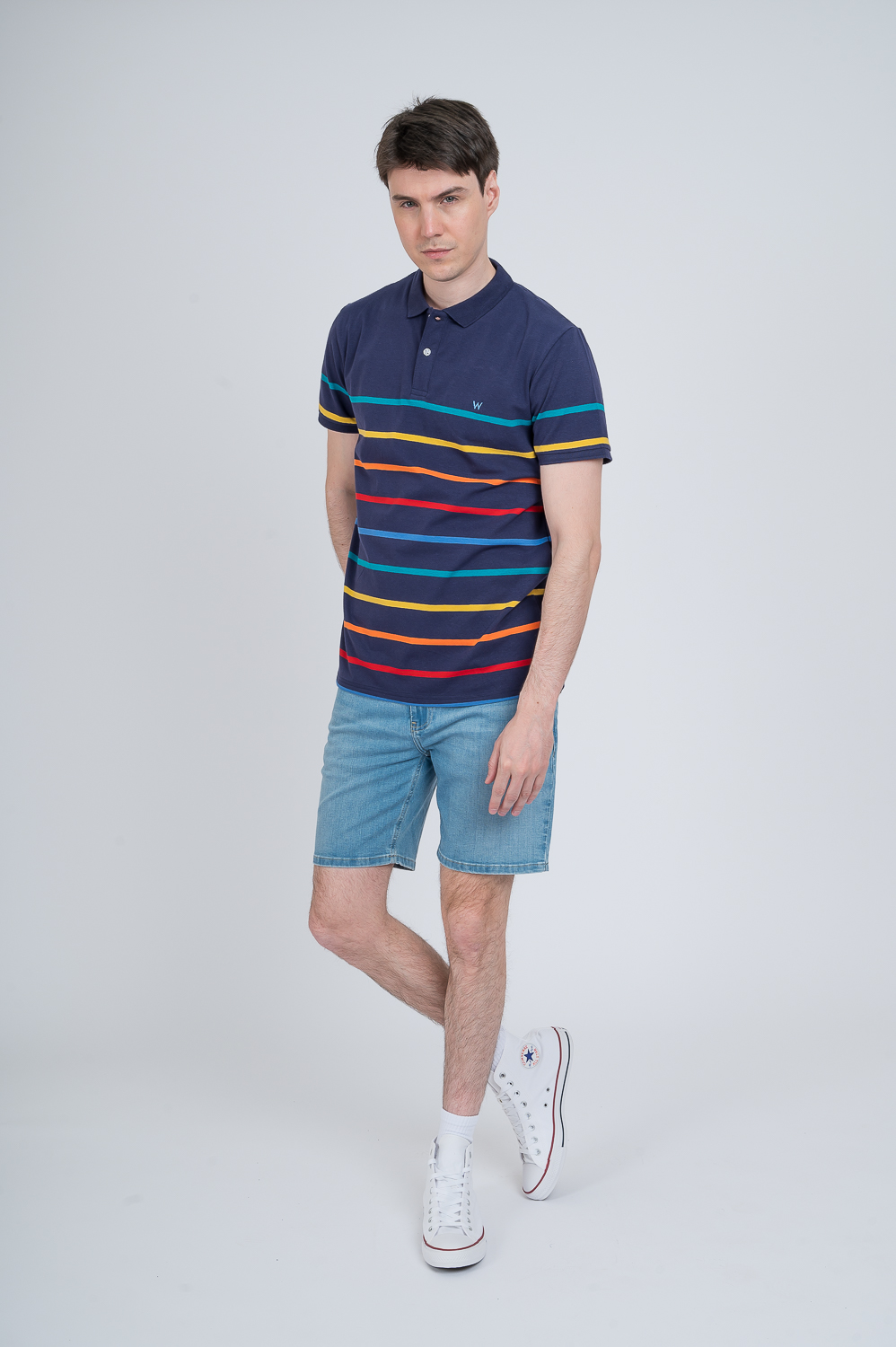 Polo Jersey Striped